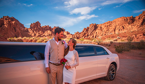 Valley of Fire Wedding Limousine